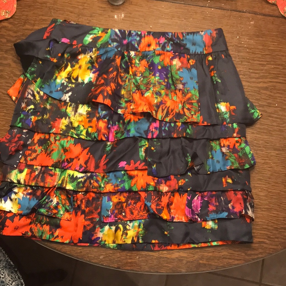 NWT Leifsdottir Multi-colored patterned skirt